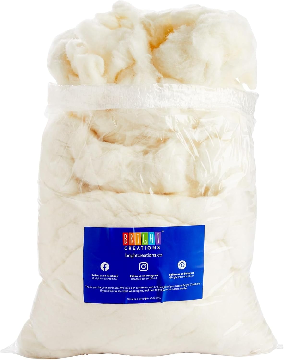 Наполнитель Natural White c, 16 унций — наполнитель премиум-класса для рукоделия и валяния