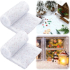 Faux Snow Olget Roll для домашнего и вечеринки в помещении для украшения блеск версии