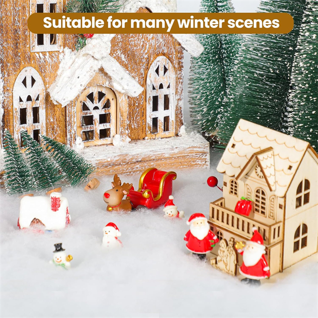 Рождественское украшение снега